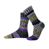 Solmate Socks - Balsam Crew Socks | Eco-Friendly Holiday Gifts : Large (Women 10 - 12 / Men 9 - 11)