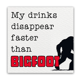 Tipsy Coasters & Gifts - My Drinks Disappear Faster Mini Masterpiece Magnet
