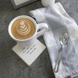 Tipsy Coasters & Gifts - Coaster I asked myself if I was crazy and we all said No: Ceramic