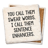 Tipsy Coasters & Gifts - You Call Them Swear Words Coasters: Ceramic