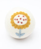 Ethical Global - Flowers: Eco Wool Dryer Balls Fair Trade: Orange/Pink