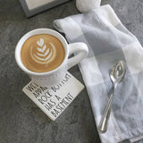 Tipsy Coasters & Gifts - Drink Coaster Rock Bottom Has a Basement: Ceramic