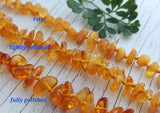 Amber Auksas - 6" Unpolished Genuine Black Cherry Baltic Amber Bracelet GIA