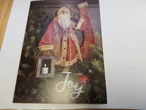 Old Fashion Santa  blank note cards
