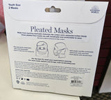 Harry Potter Youth Pleated Mask Hogwarts 2Pack