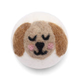 Ethical Global - Dogs: Eco Wool Dryer Balls Fair Trade: Dark Brown Dog