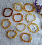 Amber Auksas - Raw Butter Baltic Amber Bracelet w/ Tag & Cert ♥️ GIA