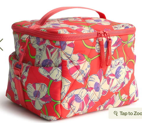 Vera Bradley Lunch Cooler in Swirling Poppies