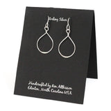 Ken’s handcrafted jewelry - Sterling Silver Earrings Small Fat Twist