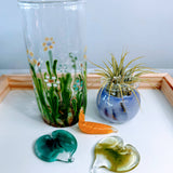 Terrapin Glass Gardens - Glass Hearts Hand sculpted made in USA: ASSORTED