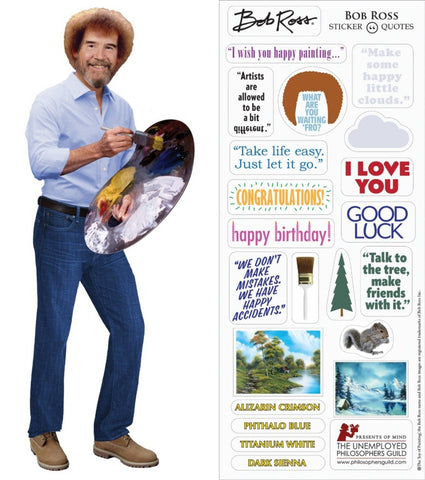 Unemployed Philosophers Guild - Bob Ross Card