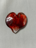 Terrapin Glass Gardens - Glass Hearts Hand sculpted made in USA: ASSORTED