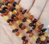 Amber Auksas - Raw Multi Baltic Amber Bracelet w/ Tag & Certificate GIA