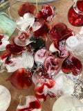 Terrapin Glass Gardens - Glass Hearts Hand sculpted made in USA: ASSORTED