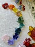 Terrapin Glass Gardens - Glass Hearts Hand sculpted made in USA: ASSORTED