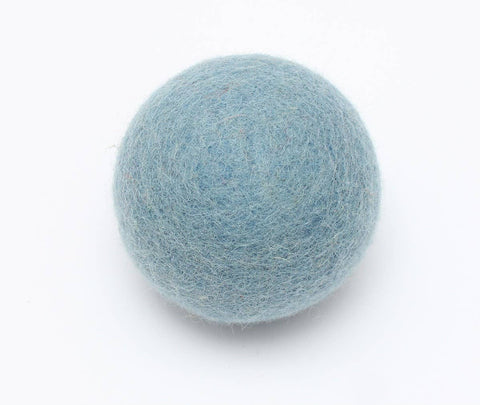Ethical Global - Solid Colors: Eco Wool Dryer Balls Fair Trade: Blue
