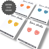 Sona Studio - Candy Heart Earrings (Be Mine)