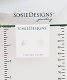 Sosie Designs - #1312 Silver Textured Starfish Studs