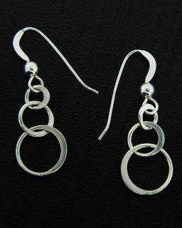 Sosie Designs - Silver Ringlet Earrings