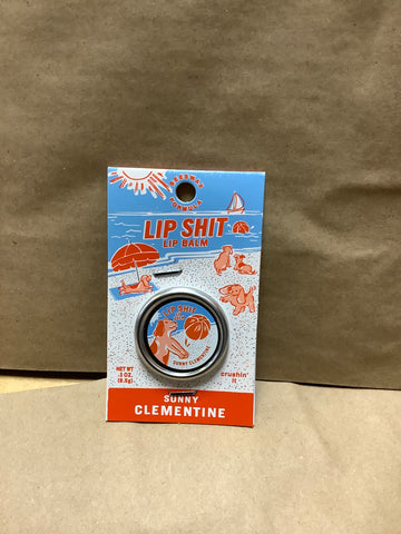 Lip Shit Lip Balm Sunny Clementine by Blue Q