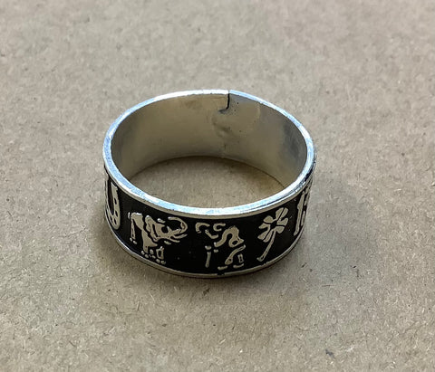 Costello International - Designer Silver Unisex  Band Rings