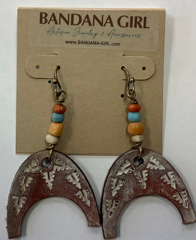 #149 Bandana Girl Earrings
