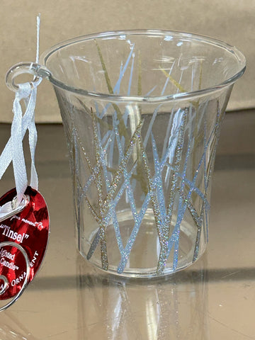 Tinsel Lighted Mini Candle by Lolita