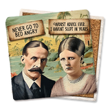Tipsy Coasters & Gifts - Coaster Never Go To Bed Angry: Ceramic