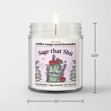 Big Moods - "Sage That Shit" White Sage & Lavender - Luxury Soy Candle