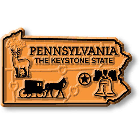 Pennsylvania - PA Small State Magnet, Collectible Made USA