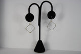 Ken’s handcrafted jewelry - Sterling Silver Earrings Medium Square