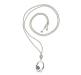 Chanour - Handmade Dark Rain Drop Pewter Necklace - NN3560