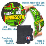 Pennsylvania Colorful State Magnets 4.8" x 2.3" Made USA