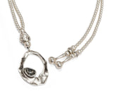 Chanour - Handmade Dark Rain Drop Pewter Necklace - NN3560