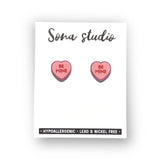 Sona Studio - Candy Heart Earrings (Be Mine)
