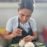 Ethical Global - Birds: Eco Wool Dryer Balls Fair Trade: Blue Bird (Yellow Ball)