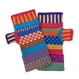 Solmate Socks - Fingerless Mittens: Raspberry