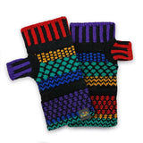 Solmate Socks - Fingerless Mittens: Raspberry