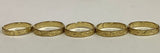 Costello International - Ocean Motif Gold Band Adjustable Toe Rings