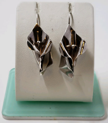 Gustonian Sterling Silver Calla Lily Earrings MKD