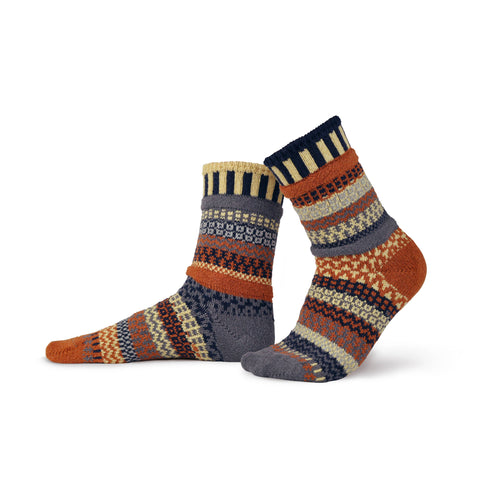 Solmate - Nutmeg Crew Socks large