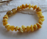 Amber Auksas - Raw Butter Baltic Amber Bracelet w/ Tag & Cert ♥️ GIA