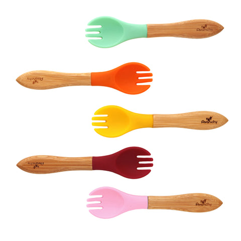 Avanchy - Avanchy Bamboo and SiliconeTraining Forks