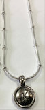 Initial K sterling silver necklace by Mary Kay
