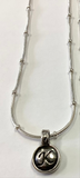 Initial K sterling silver necklace by Mary Kay
