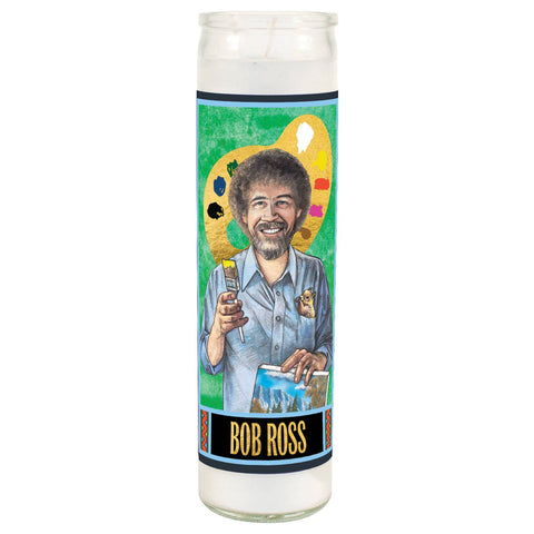 Unemployed Philosophers Guild - Bob Ross Secular Saint Candle