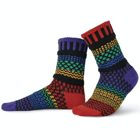 Solmate Socks - Adult Crew - Gemstone large