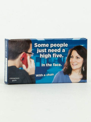 Some people just need a high five in the face