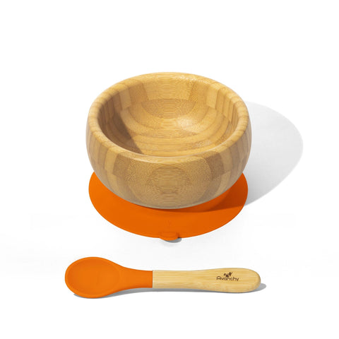 Bamboo Baby Suction Bowl and Spoon