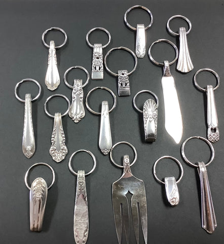 Silver Plated Keychains Rhonda